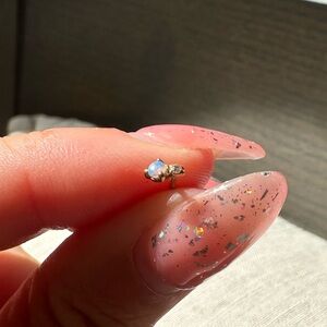 WWAKE opal and diamond single stud